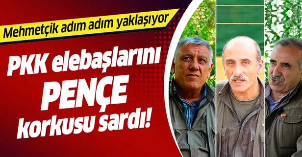 PKK elebaşları Karayılan, Bayık ve Kalkan'ı "pençe" korkusu sardı