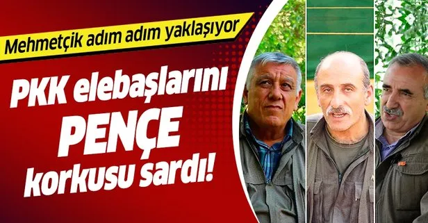 PKK elebaşları Karayılan, Bayık ve Kalkan’ı pençe korkusu sardı