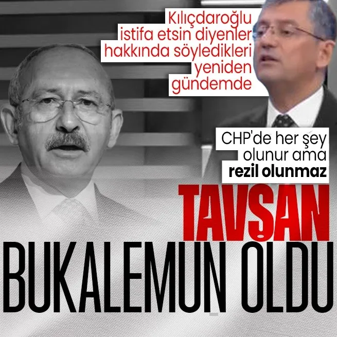 Son dakika: Kemal Kılıçdaroğluna karşı adaylığı açıklayan Özgür Özelin Kılıçdaroğlunun istifası hakkındaki o sözleri yeniden gündem oldu