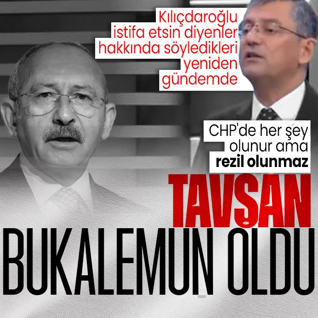 Son dakika: Kemal Kılıçdaroğluna karşı adaylığı açıklayan Özgür Özelin Kılıçdaroğlunun istifası hakkındaki o sözleri yeniden gündem oldu