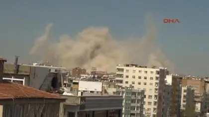 Diyarbakır’daki patlamadan ilk görüntüler