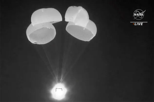 Son dakika: SpaceX Crew-3 ekibi Dünya'ya döndü! İşte dünyanın takip ettiği yolculuktan görüntüler