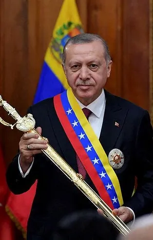 Maduro'dan Başkan Erdoğan'a sıra dışı hediye