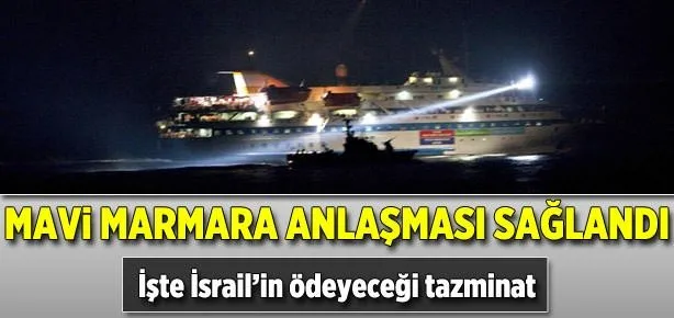 İsrail ile anlaşma sağlandı