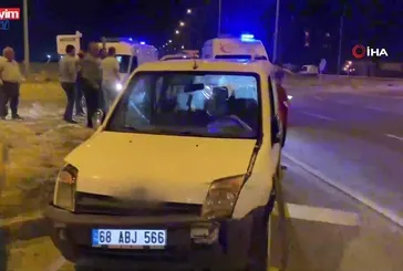 Kavşakta feci çarpışma: 1 yaralı