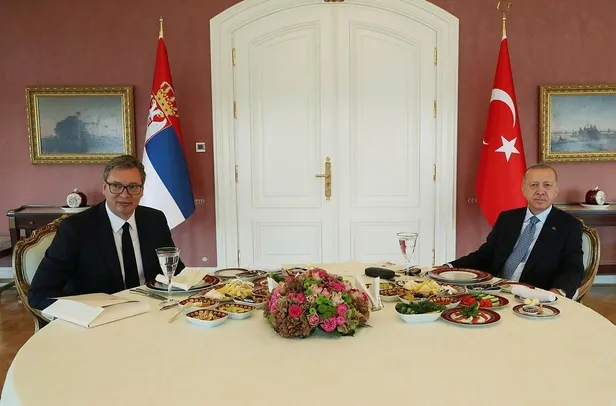 Son dakika: Başkan Erdoğan Sırbistan Cumhurbaşkanı Aleksandar Vucic ile görüştü-3