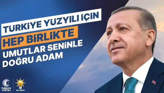 AK Parti'den büyük beğeni toplayan paylaşım! "Sen eğilme Türkiye Yüzyılı seninle"