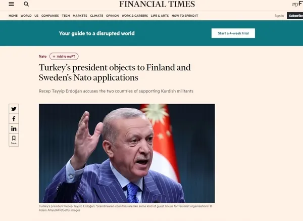 Başkan Erdoğan’ın NATO açıklaması İsveç ve Finlandiya’yı rahatsız etti!