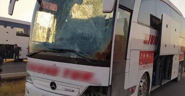 Son dakika: Kırıkkale’de askerleri taşıyan otobüs kaza yaptı!