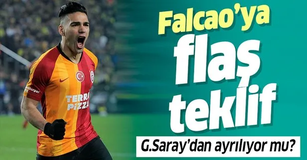 Radamel Falcao’ya flaş teklif! Galatasaray’dan ayrılıyor mu?
