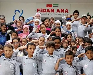 Afrinli yetimlerden mesaj: Korkmayın, Türk askeri ve Milli Ordu sizi kurtarır