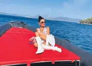 Bodrum’da verdiği tekne pozuyla tepki çeken Süreyya Yalçın yaptığı yardımlarla özür diledi!