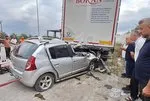 Samsun’da römorka çarpan otomobildeki 2 kişi can verdi!