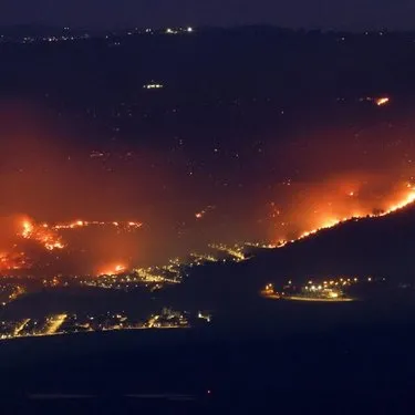Lübnan İsrail’i roketleriyle vurdu! Yukarı Celil bölgesi cayır cayır yanıyor! 5 saattir söndürülemiyor