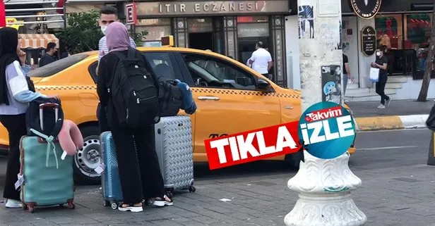 Taksim’de turistlere dolandırıcı taksici zulmü: Laleli’ye gitmek istiyorum. 150 TL para istiyor
