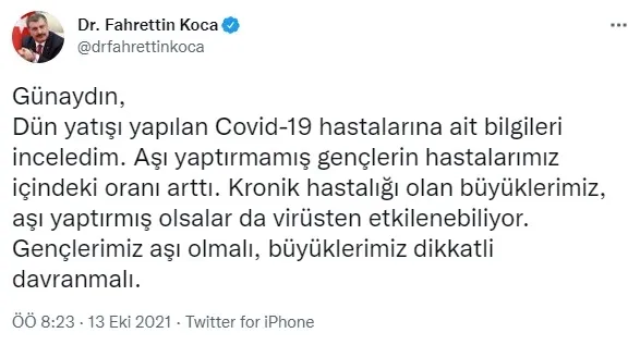 son-dakika-saglik-bakani-fahrettin-kocadan-genclere-kritik-uyari-oran-artti-1634103925069.jpg SON DAKİKA | Koronavirüs Bilim Kurulu toplanıyor! Gündemde o konular var-1