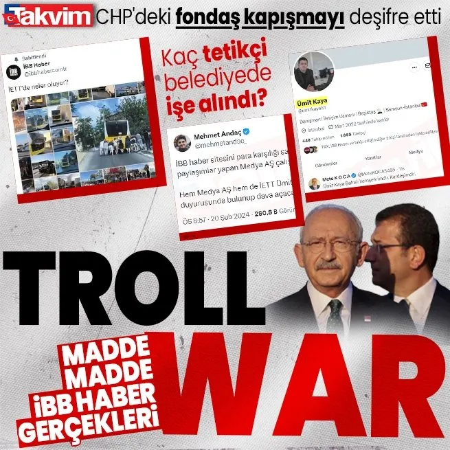 Kılıçdaroğlu - İmamoğlu kapışmasını Murat Kuruma yıkmaya çalıştılar! CHPdeki troll savaşının deşifresi: Madde madde İBB Haber gerçekleri