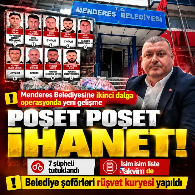 Menderes Belediyesine rüşvet soruşturmasında ikinci dalga: 7 şüpheli tutuklandı