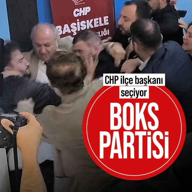 Yine CHP yine kavga: Kocaeli Başiskele ilçe kongresinde yumruklar konuştu