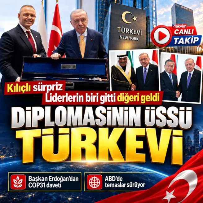 Başkan Erdoğan BM için ABDde! Liderlerle peş peşe temaslar: Lübnan, Vietnam, Kuveyt... Polonyadan kılıç sürprizi