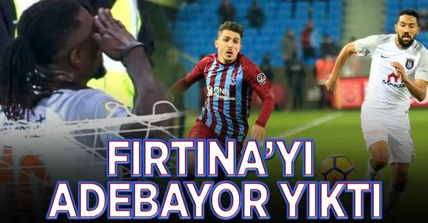 Fırtına’yı Adebayor yıktı!