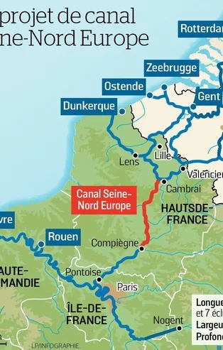 Türkiye'de istemezükçüler Kanal İstanbul yapılmasın diye yırtınırken Fransa yeni kanal projesini hayata geçiriyor