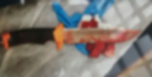 Konya'da şoke eden olay! Rambo bıçağıyla saldırdı...-5