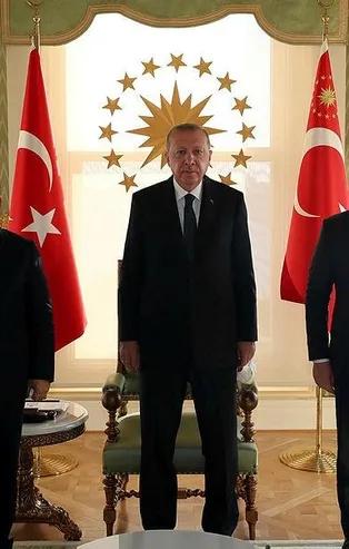 Başkan Erdoğan, Libya Yüksek Devlet Konseyi Başkanı el-Meşri'yi kabul etti