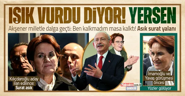 Meral Akşener'den akılalmaz "asık surat" savunması! Milletle dalga geçti: "Tuhaf bir ışık gelmiş"