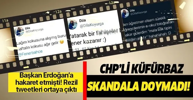 CHP’li meclis üyesi Dila Koyurga tam bir küfürbaz çıktı! İşte yeni ortaya çıkan skandal tweetleri