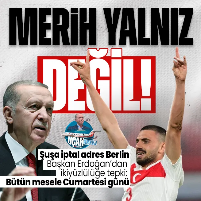 Başkan Erdoğan Türkiye - Hollanda maçını yerinde izleyecek! Başkan Erdoğandan ikiyüzlülüğe sert tepki! Merih Demiral yalnız değil