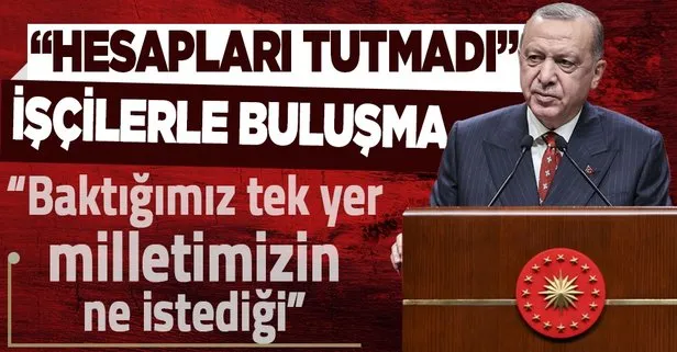 Son dakika: Başkan Recep Tayyip Erdoğan, Gaziantep’te işçilerle buluştu: Eleman arıyorum, bulamıyorum deniliyor