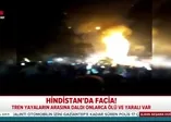 Hindistan'da tren faciası! Çok sayıda ölü var