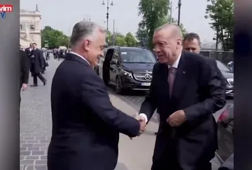 Macaristan Başbakanı Orban, Başkan Erdoğan'ı böyle karşıladı: Selamünaleyküm