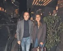 Bahar ve Ozan Şer çifti Bebek’te objektiflere takıldı