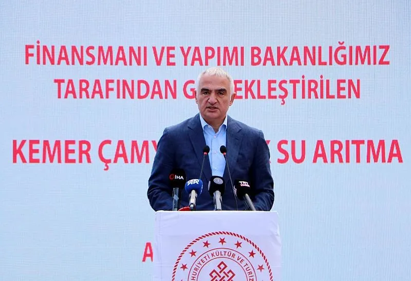 CHP'li belediyenin yapmadığını Kültür ve Turizm Bakanlığı yaptı: Kemer'de Atık Su Arıtma Tesisi hizmete alındı-3