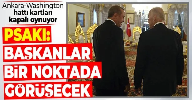 Son dakika! Beyaz Saray: Başkan Erdoğan ve Başkan Biden bir noktada görüşecektir
