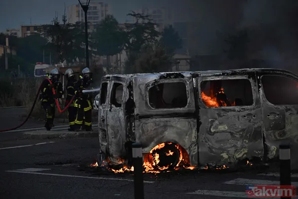 Fransa alev alev! 17 yaşındaki çocuğun polis tarafından öldürülmesi ülkeyi karıştırdı: Macron geri adım atmıyor - 16