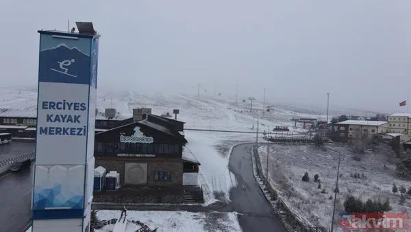 Kayak sezonu ne zaman açılıyor? Erciyes Kayak Merkezi'ne kar yağdı - 32
