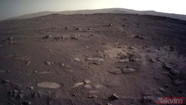 Mars'tan yeni görüntüler geldi! Perseverance Kızıl Gezegen'de yaşam belirtileri arıyor