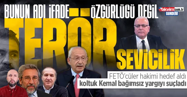 PKK elebaşı Öcalan güzellemesi yapan Merdan Yanardağ'ı tutuklayan Hakim Ramazan Çiçek'i hedef göstermişlerdi! Terör seviciler için soruşturma