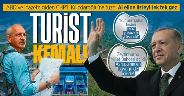 Başkan Erdoğan'dan Zeytinburnu Millet Bahçesi'nin açılışında önemli açıklamalar