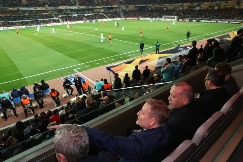 Başkan Erdoğan, Medipol Başakşehir-Roma maçında - 4