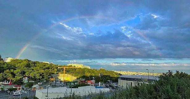 İstanbul’da yağmur sonrası görsel şölen!