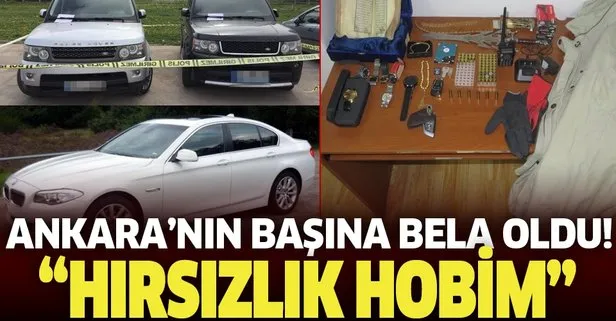 Zengin muhitleri keşfedip otomobil ve değerli eşyaları çalıyordu... Ankara’nın baş belası tutuklandı
