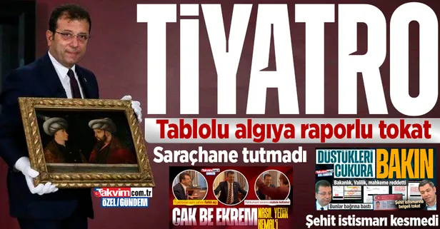 CHP'li İBB'nin kirli algısı! Saraçhane oyunu ve şehit istismarı üzerine 'Fatih' tablolu mağduriyet tiyatrosu: Raporla çürütüldü
