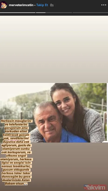 Corona virüse yakalanan Fatih Terim'e destek mesajları: Nefesim daralıyor - 6