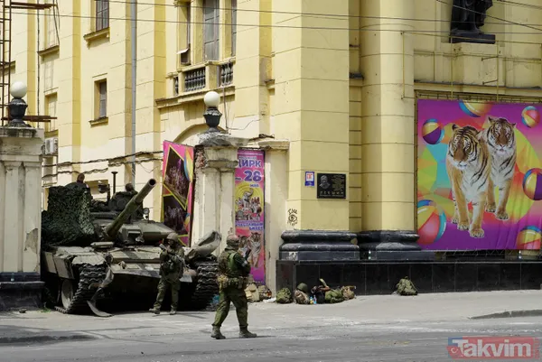 Rusya karıştı! Wagner'den kalkışma! Kare kare tarihe geçecek görüntüler... - 9