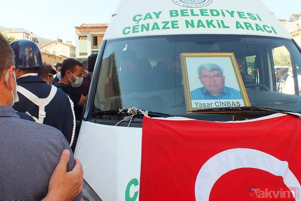 Antalya Manavgat yangınında ölen ormancı Yaşar Cinbaş Afyonkarahisar'da toprağa verildi - 4
