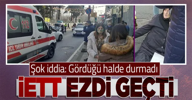 Son dakika: İETT otobüsü Sarıyer'de yaşlı kadına çarptı! Bacağı ezilen yaşlı kadın ambulansla hastaneye kaldırıldı